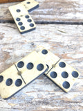 Antique bone & ebony dominoes