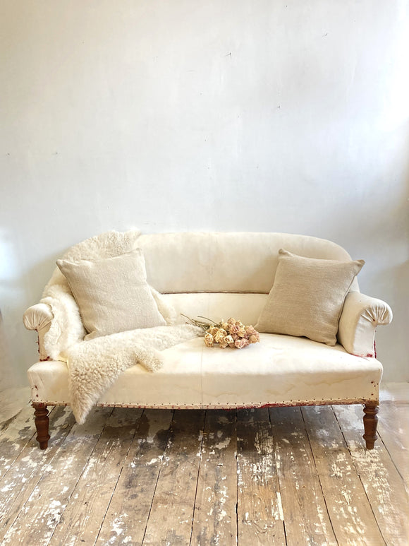 C19th French stripped sofa