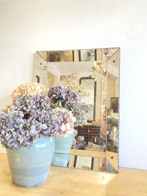 Foxed antique mirror