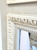 Painted antique French mirror