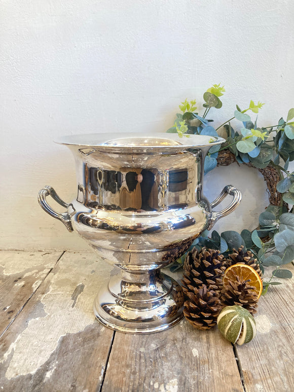 Vintage silver plated champagne bucket