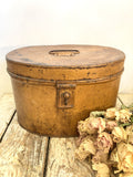 Victorian toleware hat box