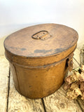 Victorian toleware hat box