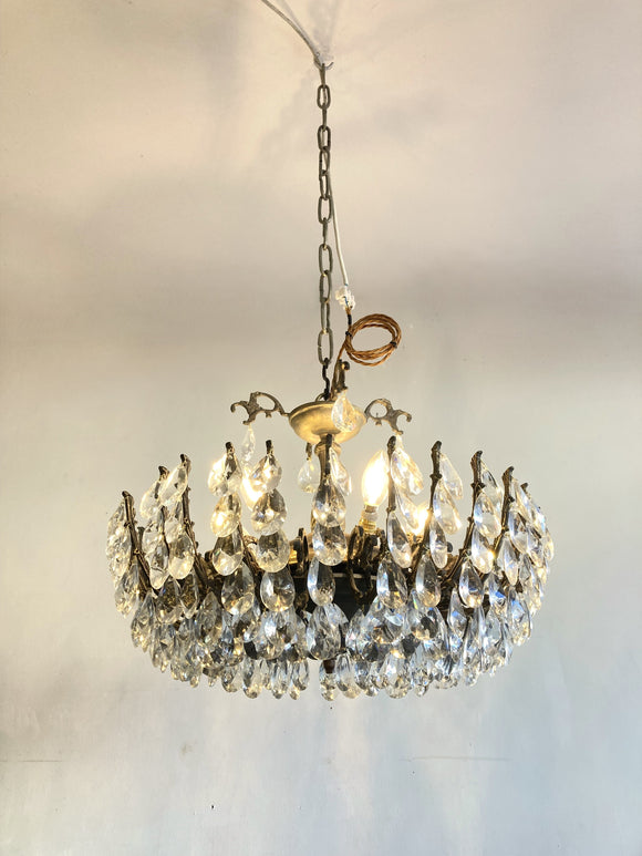 Antique multi-arm chandelier