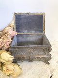 Ornate Italian brass casket