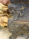 Ornate Italian brass casket