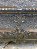 Ornate Italian brass casket