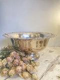 Large vintage punchbowl and ladle