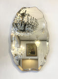 Art Deco Cloud Mirror - Portrait