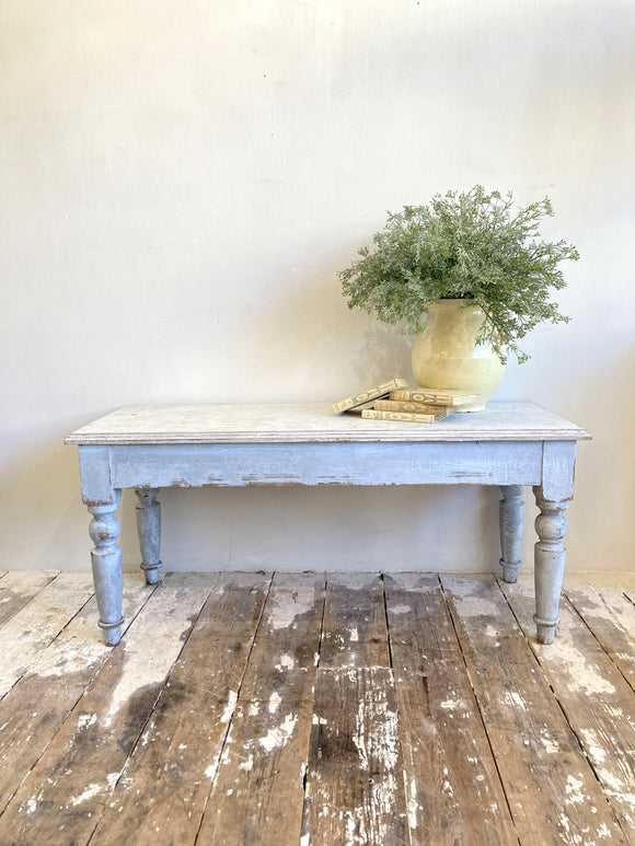 Rustic painted coffee table