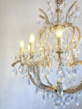 Large vintage Marie Therese birdcage chandelier