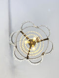 Antique 'Flower' waterfall chandelier