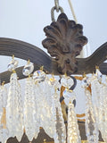 Antique 'Flower' waterfall chandelier