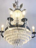 Antique empire waterfall chandelier