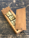 Vintage ebony & bone dominoes