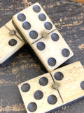 Vintage ebony & bone dominoes