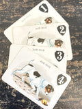 Antique De La Rue 'Animal Grab' cards game