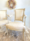 Pair of antique French fauteuil