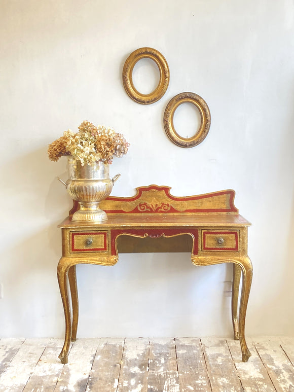 Vintage Florentine console table