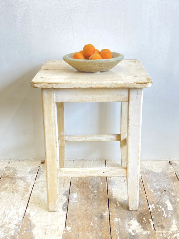 Vintage Hungarian side table or stool