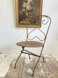 Rare antique French child's bistro set