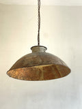 Reclaimed industrial galvanised pendant